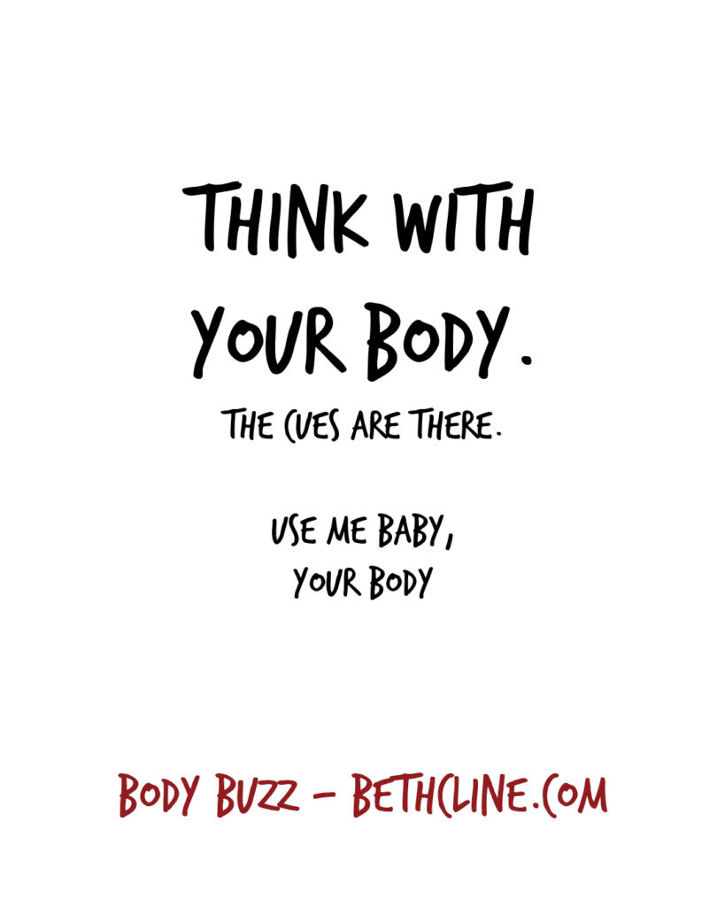 What's your body telling you?