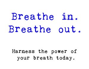 Breath in. Breath out.